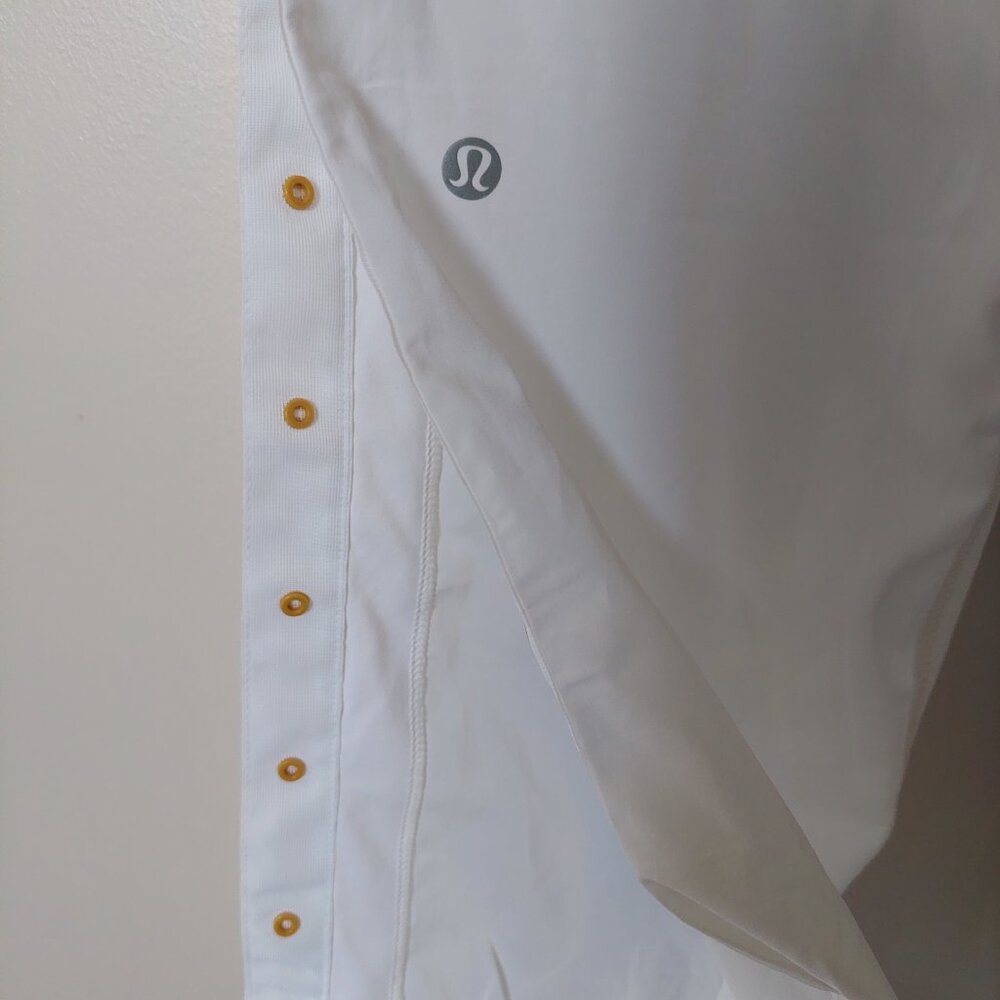 Lululemon Women's Size 4 Tear-Away Mid-Rise Track Pant White - Picture 6 of 10